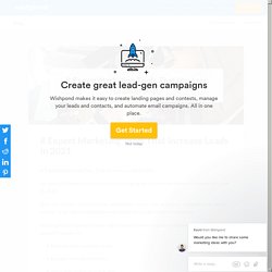 8 Expert Marketing Tools That Increase Leads in 2021