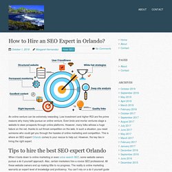 How to Hire an SEO Expert in Orlando?