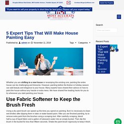 5 Expert Tips That Will Make House Painting Easy