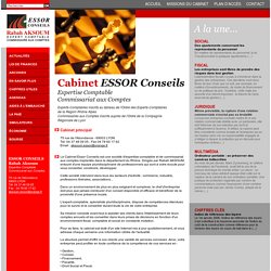 Expertise Comptable - ESSOR Conseils - Commissariat aux Comptes - Lyon