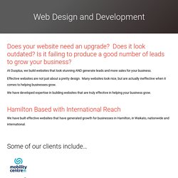 Get Web Design Experts in Hamilton
