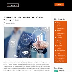 Experts' advice to improve the Software Testing Process