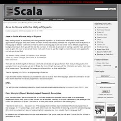 Java to Scala with the Help of Experts