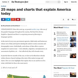 25 maps and charts that explain America today