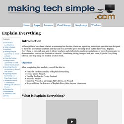 Explain Everything - Making Tech Simple