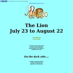Leo explained - All About the zodiac sun sign Leo!