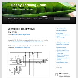 Soil Moisture Sensor Circuit Explained - HappyFarming.com