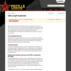 CSS Length Explained