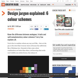 Design jargon explained: 6 colour schemes