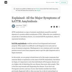 Explained: All the Major Symptoms of hATTR Amyloidosis