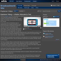 Explainer Video - Broadcast2world Wiki