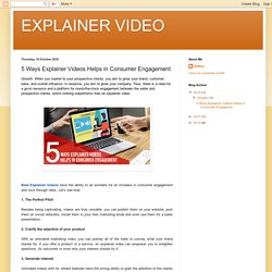5 Ways Explainer Videos Helps in Consumer Engagement