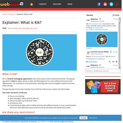 Explainer: What is Kik? -