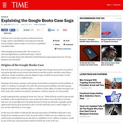 The Google Books Case Saga