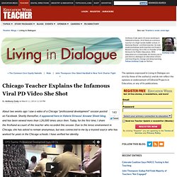 Chicago Teacher Explains the Infamous Viral PD Video She Shot - Living in Dialogue