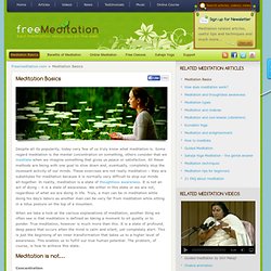 What is meditation? - Meditation Explanation