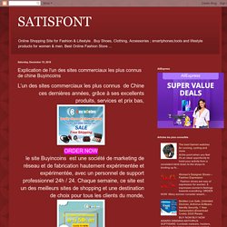 SATISFONT: Explication de l'un des sites commerciaux les plus connus de chine Buyincoins