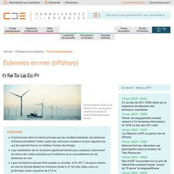 Éoliennes offshore : explications, fonctionnement, installation