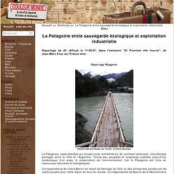 Chili - La Patagonie entre sauvegarde écologique et exploitation industrielle - Couleur Monde