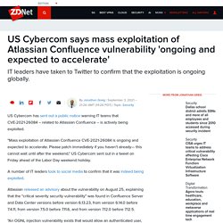 US Cybercom says mass exploitation of Atlassian Confluence vulnerability 'ongoing and expected to accelerate'