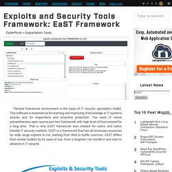 Exploits and Security Tools Framework: EaST Framework