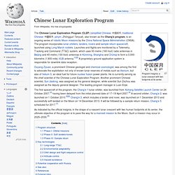 Chinese Lunar Exploration Program