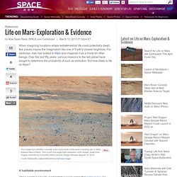 Life on Mars: Exploration & Evidence