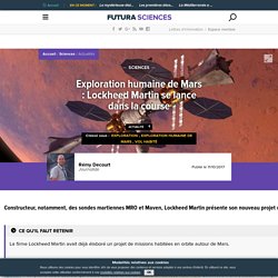 Exploration humaine de Mars : Lockheed Martin se lance dans la course