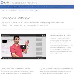 Exploration et indexation – Au cœur de la recherche – Google