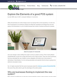 Explore the Elements of a good POS system