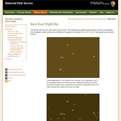 Explore Nature» Air Resources Division-Natural Lightscapes