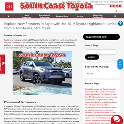 explore-new-frontiers-in-style-with-the-2019-toyota-highlander-limited-from-a-toyota-in-costa-mesa