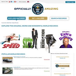 Guinness World Records - Records Home Page