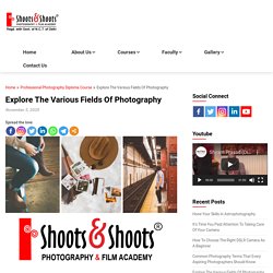 Explore The Various Fields Of Photography