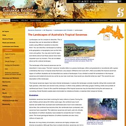 Savanna Explorer - Northern Australia - All Regions - Landscapes & Climate - Landscapes