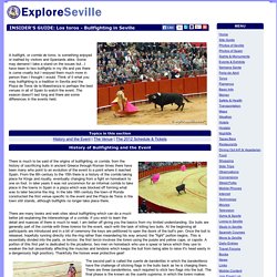 Bullfights and Bullfighting Schedule for Seville, Spain
