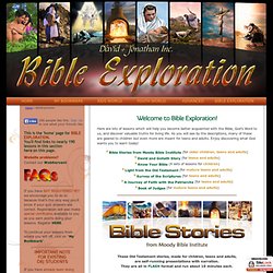 Free online Bible study lessons exploring biblical truth in Bible Exploration