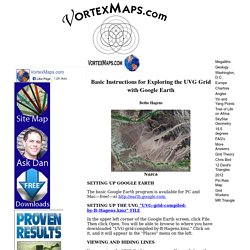 Exploring the UVG Grid with Google Earth