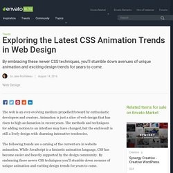 CSS Animation Trends in Web Design