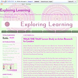 WALK THE TALK! Lesson Study as Action Research for Leaders
