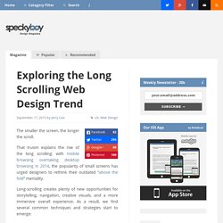 Exploring the Long Scrolling Web Design Trend