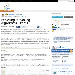 Exploring Streaming Algorithms - Part 1