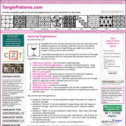 [TanglePatterns.com (membre)] Explorer TanglePatterns