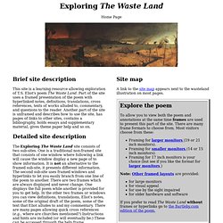 Exploring "The Waste Land" - The Poem by T.S. Eliot