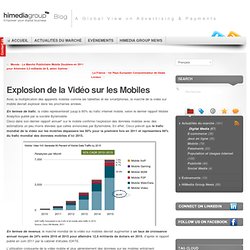 Explosion de la Vidéo sur les Mobiles