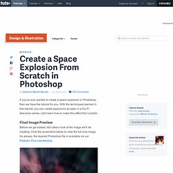 Create a Space Explosion From Scratch in Photoshop