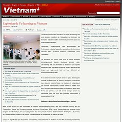 Explosion de l’e-learning au Vietnam