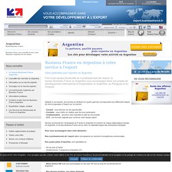 Export en Argentine avec le bureau Business France