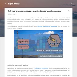 Contrata a la mejor empresa para servicios de exportación internacional