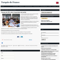 Impact Crise sur l'industrie tectile turque (ITT)